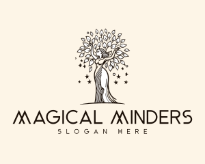 Goddess Woman Tree logo design