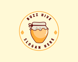 Organic Bee Jar  logo