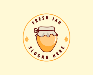 Organic Bee Jar  logo