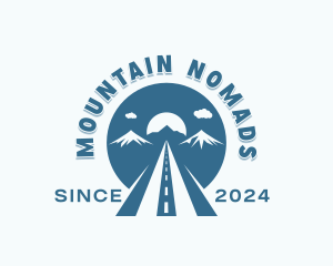 Travel Mountain Road logo design