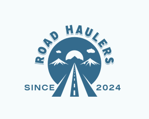 Travel Mountain Road logo design