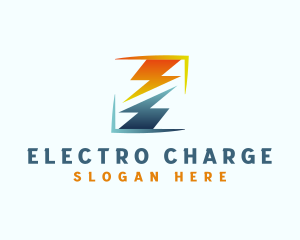 Electric Energy Lightning Bolt  logo design