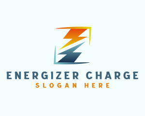 Electric Energy Lightning Bolt  logo design