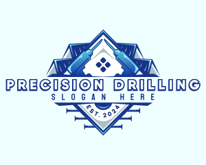 Drill Repair Contractor logo design