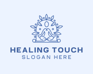 Yoga Healing Meditation logo design