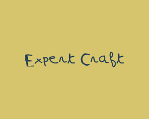 Craft Pen Handwriting logo design