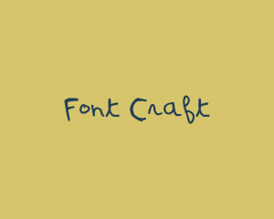 Craft Pen Handwriting logo design