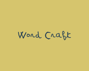 Craft Pen Handwriting logo design