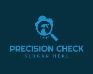 Magnifying Glass Spray Clean logo