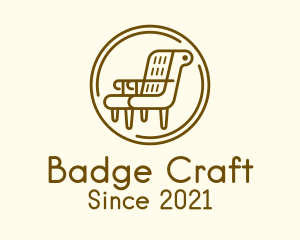 Armchair Furniture Badge logo