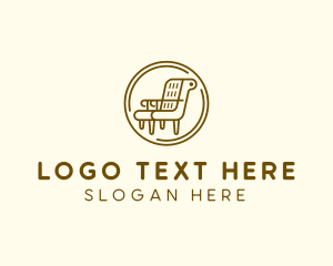 Armchair Furniture Badge logo