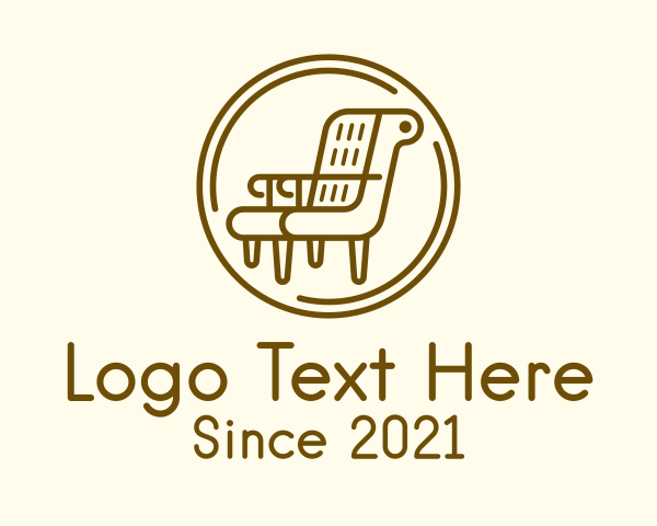 Armchair logo example 4
