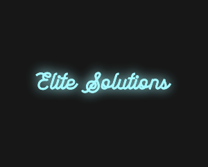 Electric Neon Glow Logo