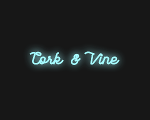 Electric Neon Glow logo design