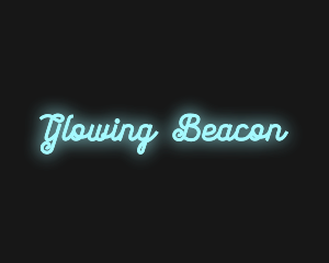 Electric Neon Glow logo design