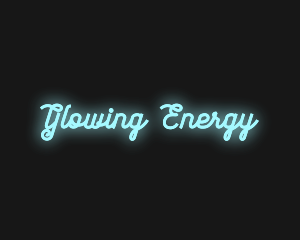 Electric Neon Glow logo design