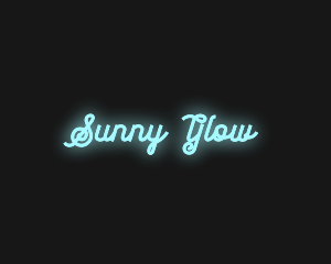 Electric Neon Glow logo design