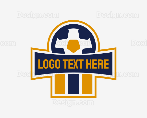 Soccer Team Cross Logo