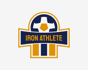 Soccer Team Cross logo design