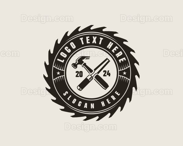 Woodworking Handyman Tools Logo