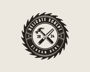 Woodworking Handyman Tools logo design