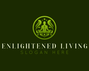 Spiritual Yoga Leaf  logo