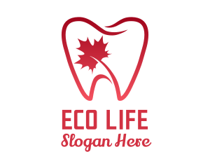 Maple Leaf Tooth Logo