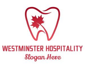 Maple Leaf Tooth logo design