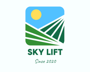 Sunny Sky Field logo design