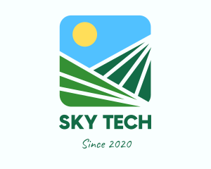 Sunny Sky Field logo design