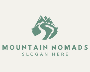 Mountain Grass Scythe logo design