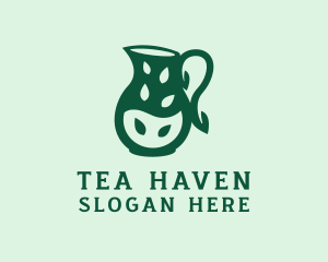 Natural Tea Pitcher logo design