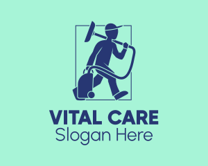 Janitorial Vacuum Cleaner Logo