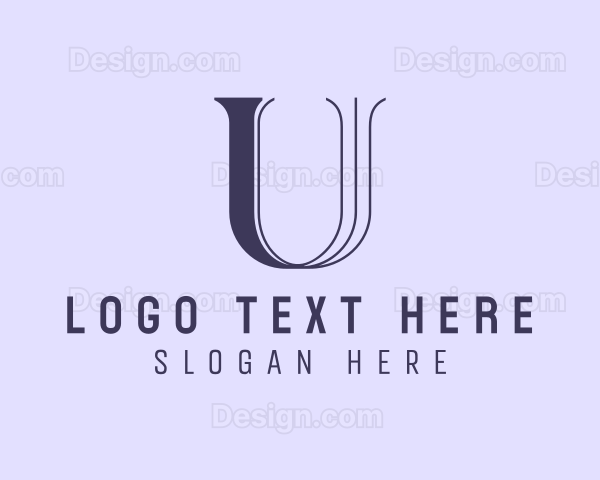 Generic Modern Letter U Logo