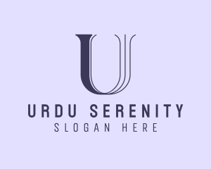 Generic Modern Letter U logo design