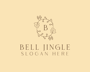 Autumn Leaf Wreath logo design