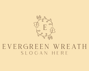 Autumn Leaf Wreath logo