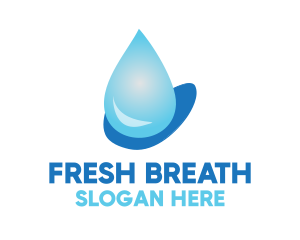 Water Droplet Beverage  logo design