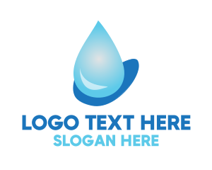 Beverage - Water Droplet Beverage logo design