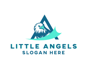 Bald Eagle Letter A Logo