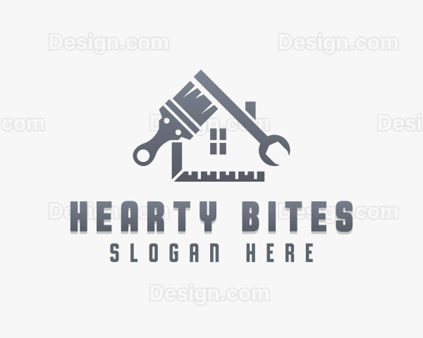 Carpentry Renovation Tools Logo