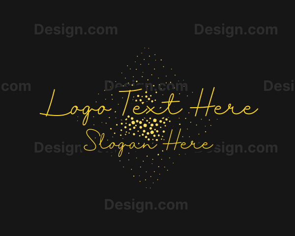 Cursive Yellow Feminine Logo