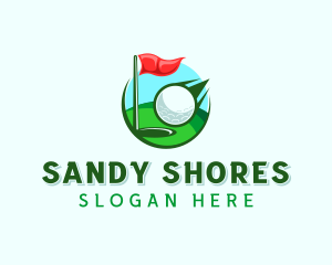 Golf Sports Tournament Logo