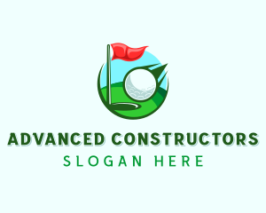 Golf Sports Tournament logo design