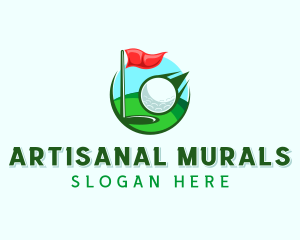 Golf Sports Tournament logo design