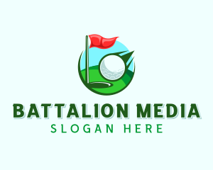 Golf Sports Tournament logo design