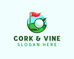 Golf Sports Tournament logo design