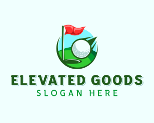 Golf Sports Tournament logo design