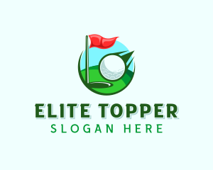 Golf Sports Tournament logo design