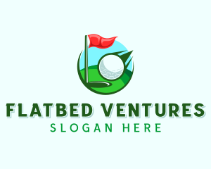 Golf Sports Tournament logo design